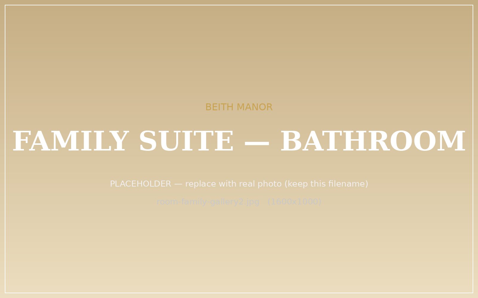 Family Suite bathroom