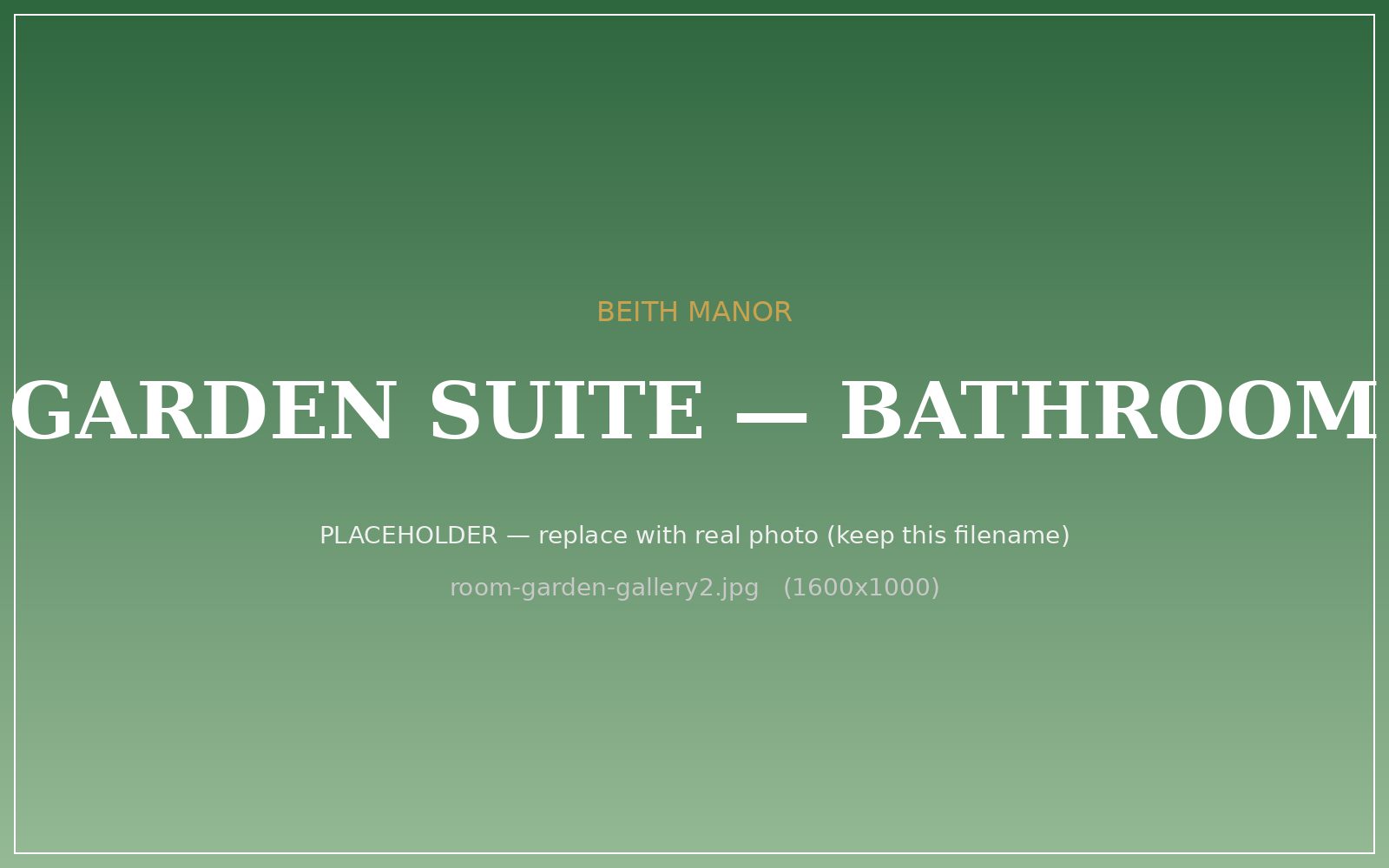 Garden Suite bathroom